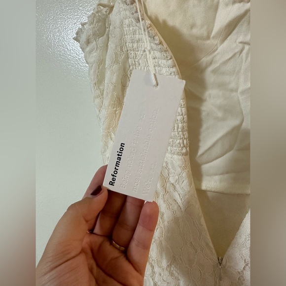 Reformation “Daisy” wedding dress, new with tags, size 8 - Picture 7 of 8